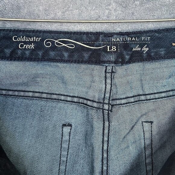 Coldwater Creek Denim Jeans, Stretch Size L8 (Tall) - Picture 3 of 3